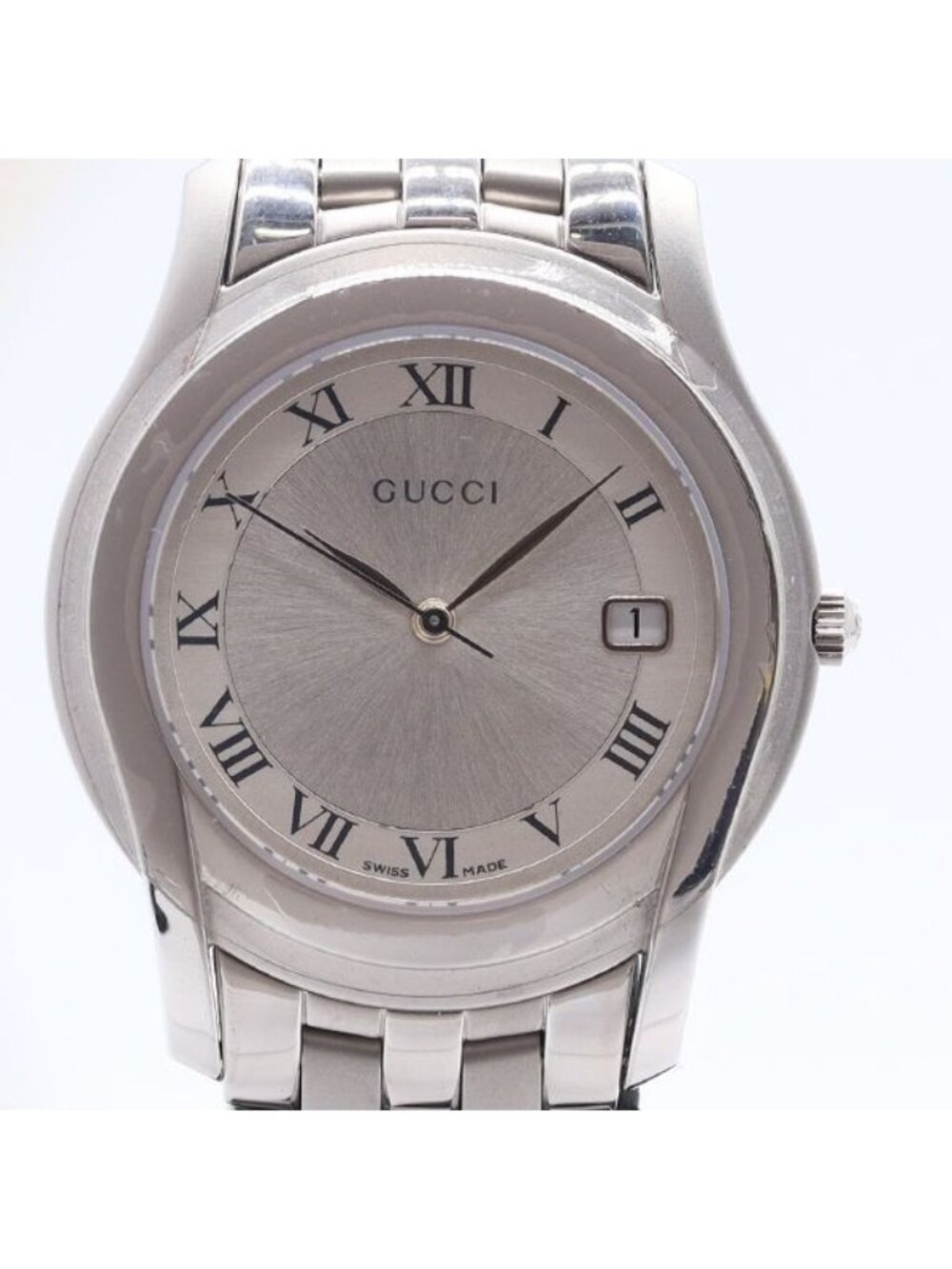 Gucci G-Class Date Silver Dial Watch